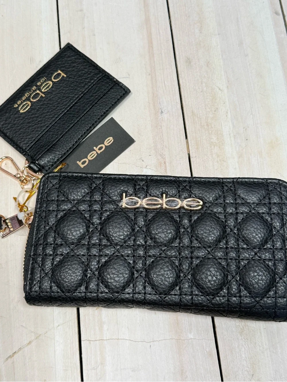 BEBÉ Calla Zip Around Wallet with card holder Black